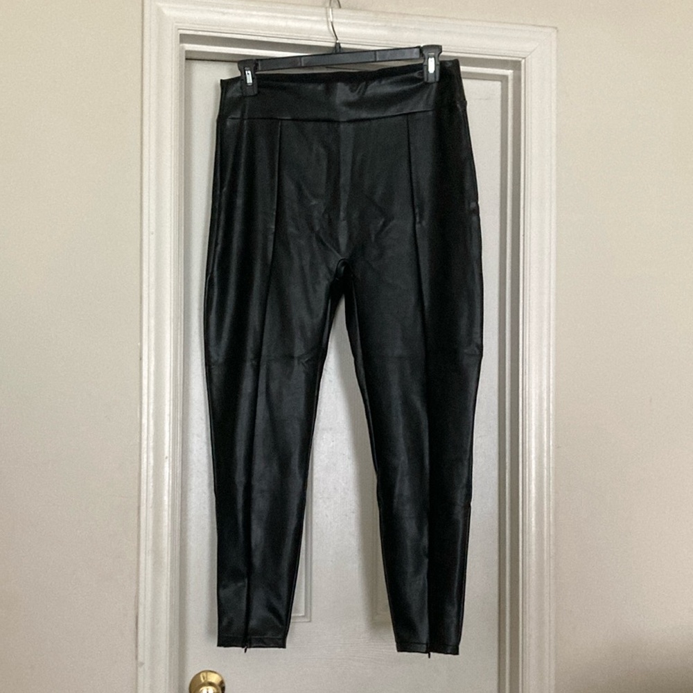 Abercrombie faux leather leggings
